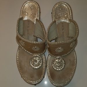 JACK ROGER wedge sandals size 8